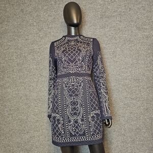 Windsor Midnight Blue Embellished Mini Dress‎